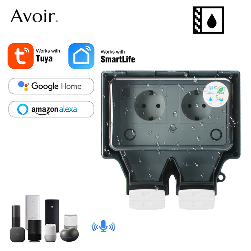 Outdoor Power Timer - Prese elettriche a parete Avoir Tuya