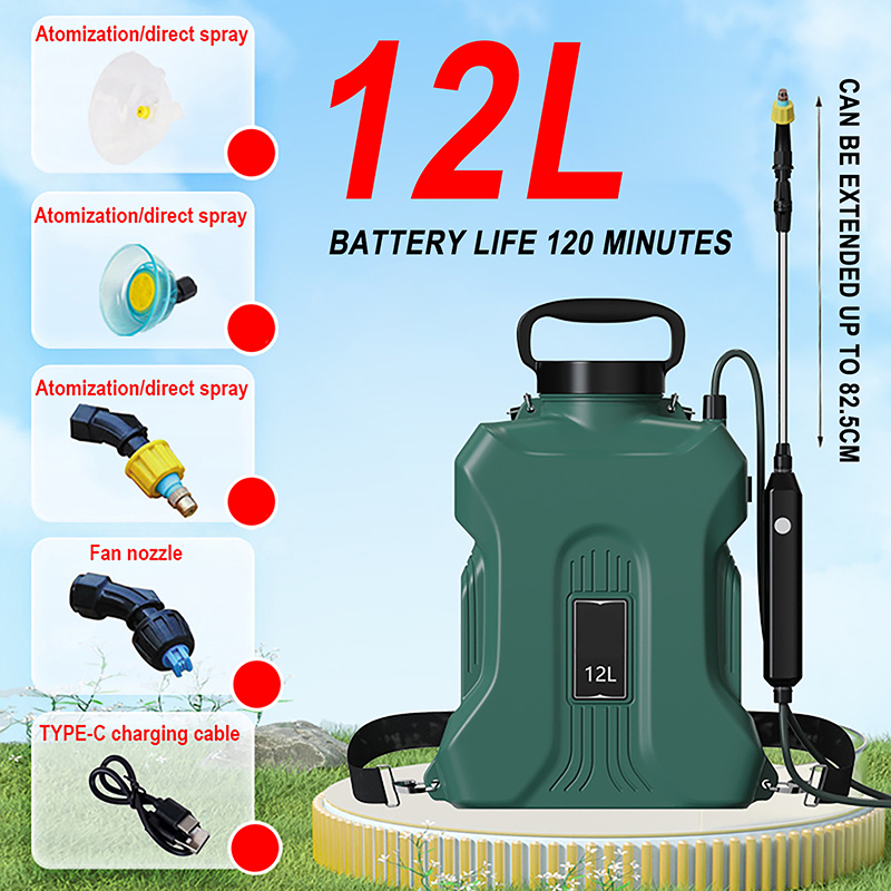Electric Sprayer Backpack - Spruzzatore elettrico da 12 litri di