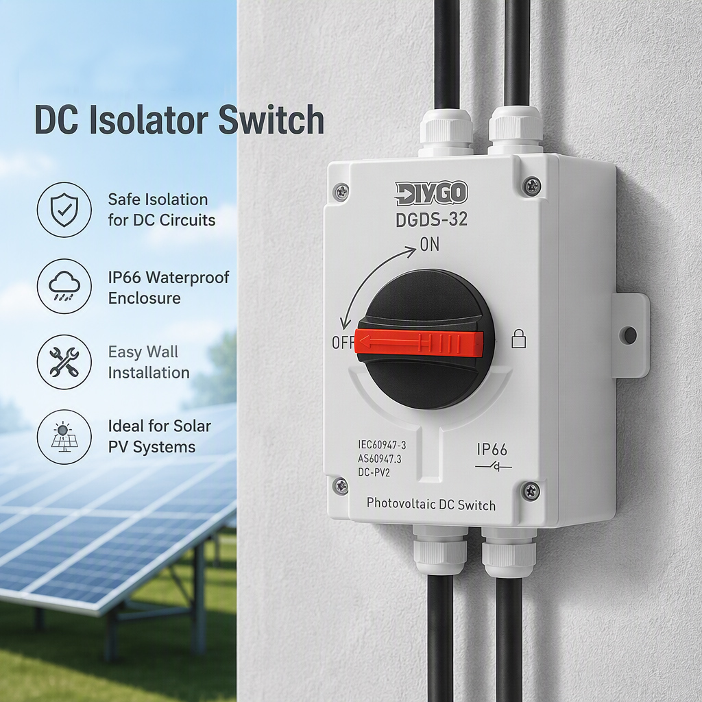 Outdoor Power Disconnect - Interruttore Isolatore Fotovoltaico DC con Maniglia