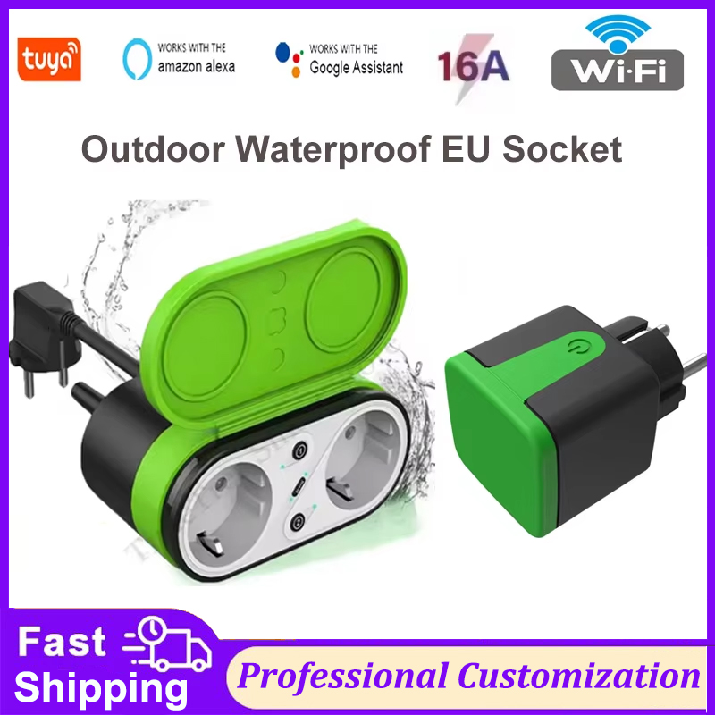 Outdoor Power Outlet Wifi - Presa Intelligente WiFi Tuya EU 16A