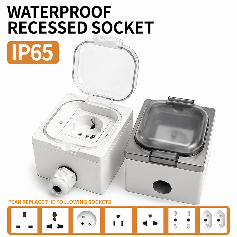 Outdoor Power Quincy - Scatola Elettrica Impermeabile IP65 per Esterni,