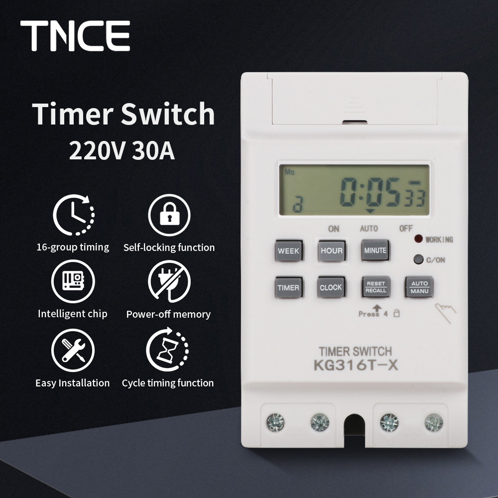 Outdoor Power Timer - TNCE 30A Interruttore di controllo del