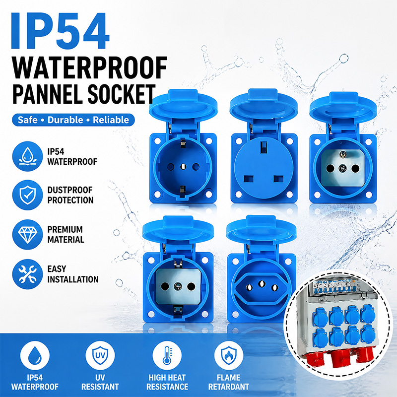Outdoor Power Quincy - Presa Elettrica Industriale Impermeabile IP54 16A,