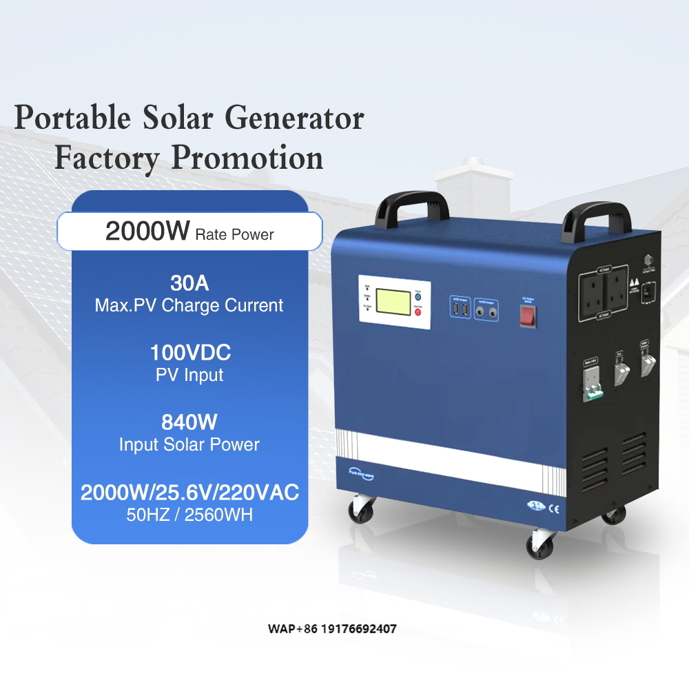 Outdoor Uninterruptible Power Supply - Generatore solare 2kwPower 100Ah Lifepo4 Prodotto