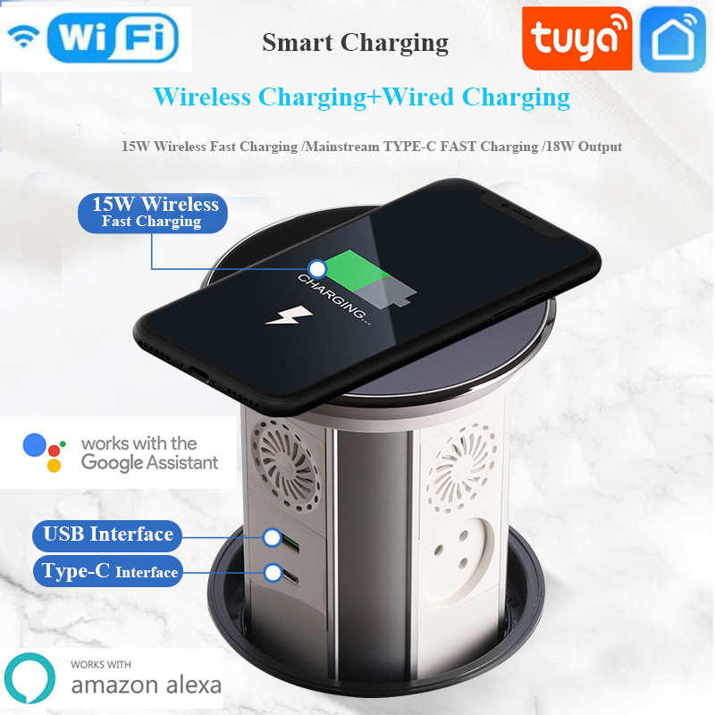 Outdoor Power Timer - WIFI Tuya Touch Tavolo pop-up con