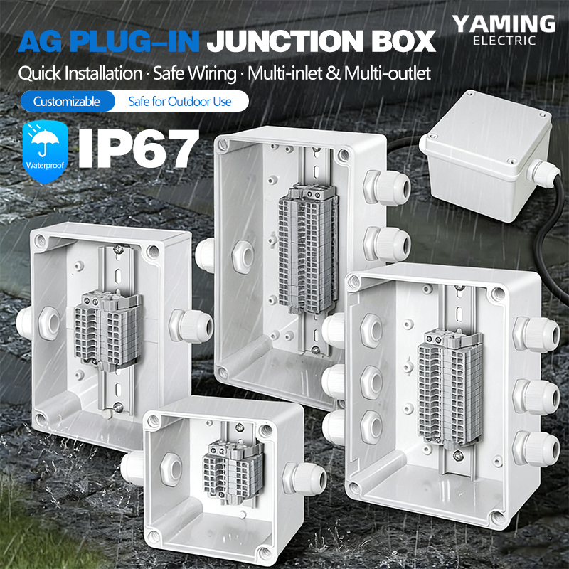 Outdoor Power Inlet Box - Scatola di Giunzione Impermeabile con Morsettiera
