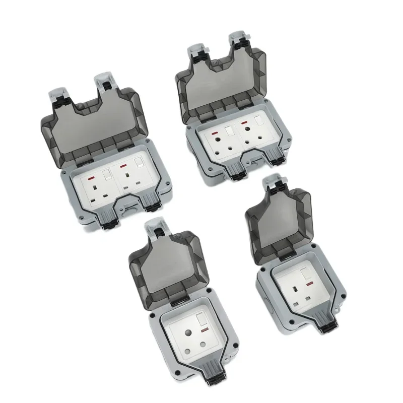 Outdoor Power Outlet Wifi - Presa europea di ricarica antipioggia IP66