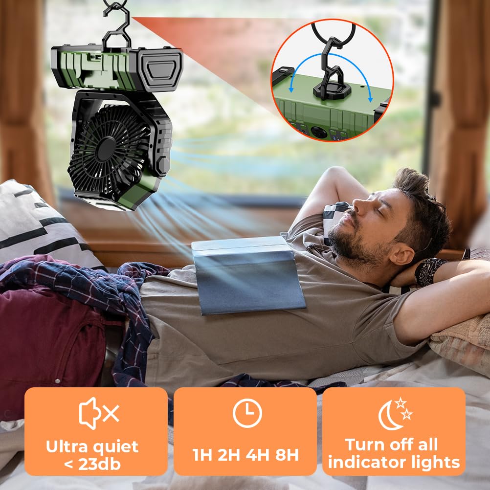 Ventilatore da campeggio Venti - Outdoor Power Timer recensione e prezzo