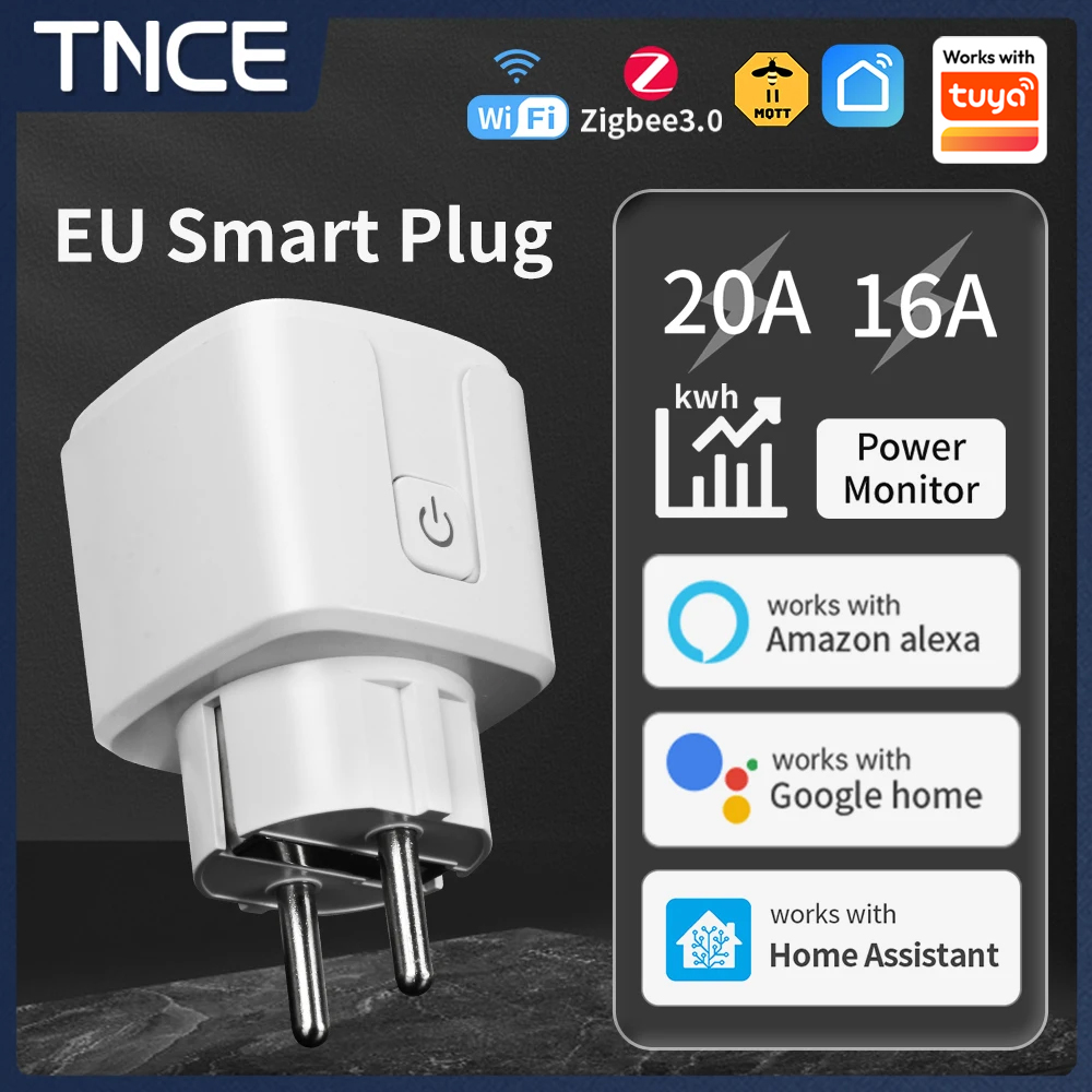 Tuya WIFI Smart Socket EU 16A/ - Outdoor Power Outlet Wifi recensione e prezzo