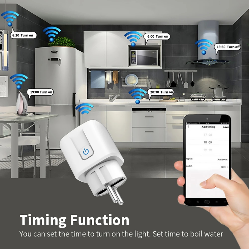 Tuya WIFI Smart Socket EU 16A/ - Outdoor Power Outlet Wifi recensione e prezzo