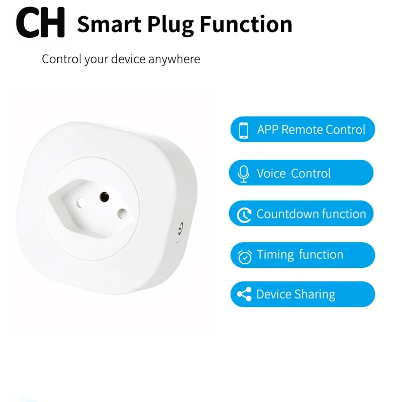 WiFi Smart Plug 16A Svizzera C - Outdoor Power Outlet Wifi recensione e prezzo