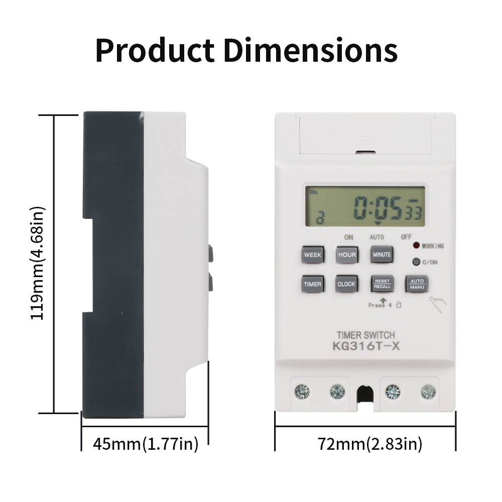 TNCE 30A Interruttore di contr - Outdoor Power Timer recensione e prezzo