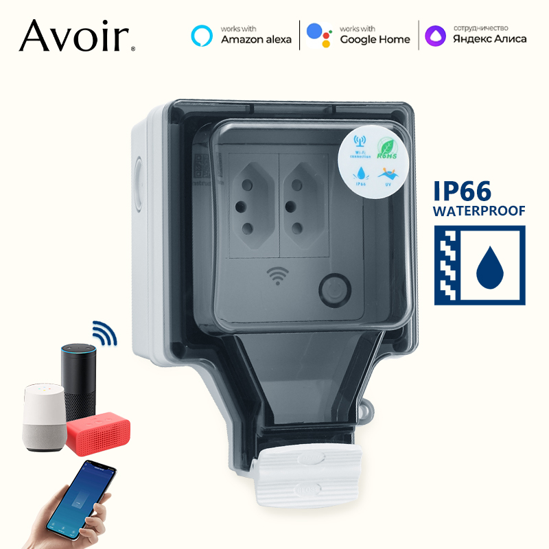 Avoir Tuya Wifi Smart Socket I - Outdoor Power Outlet Wifi recensione e prezzo