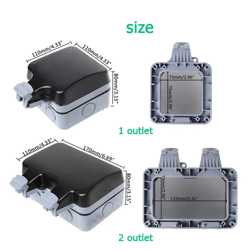 Prese impermeabili da parete p - Outdoor Power Quincy recensione e prezzo