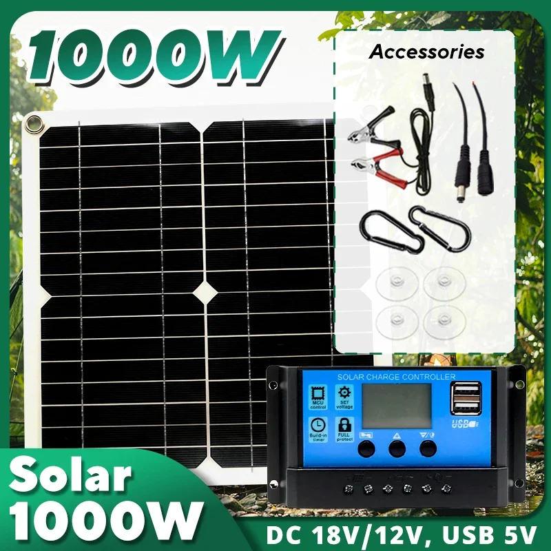 Kit Pannello Solare 1000W, Con - Outdoor Power Supply 12V recensione e prezzo