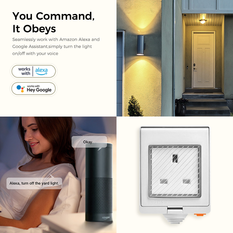 Avoir IP55 Tuya Wifi presa di  - Outdoor Power Outlet Wifi recensione e prezzo
