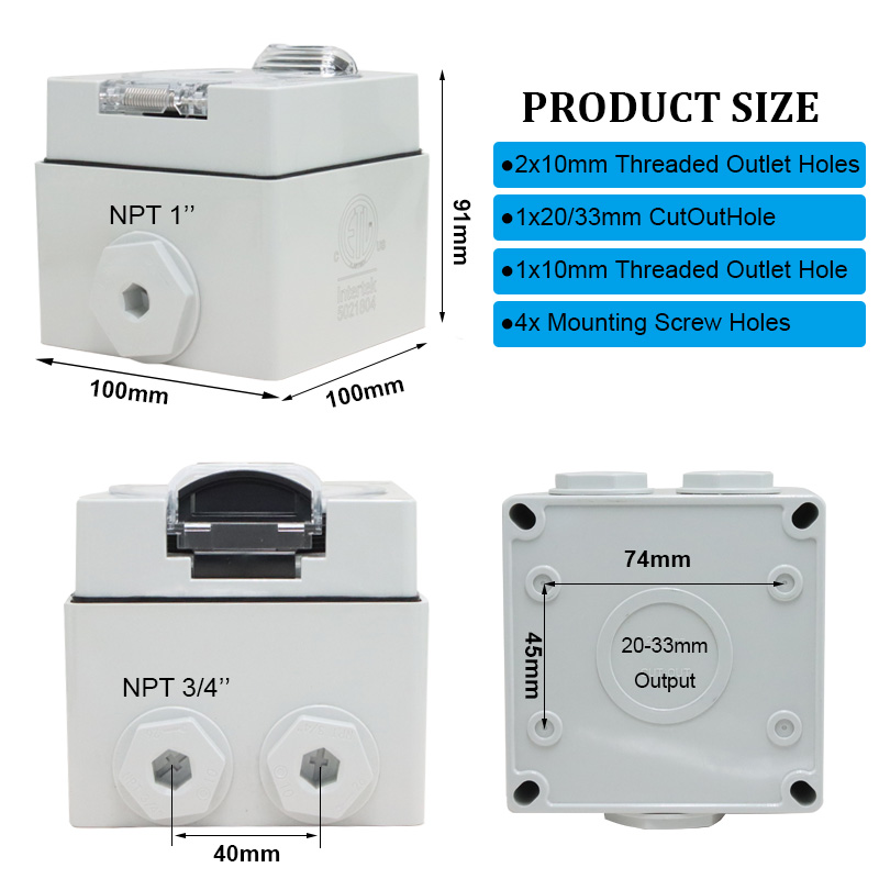 125/250V 20A Generatore RV Sca - Outdoor Power Inlet Box recensione e prezzo