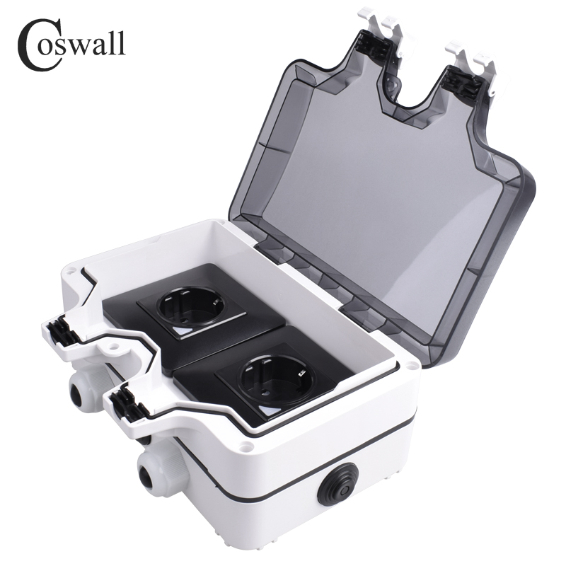 Coswall IP66 presa Standard fr - Outdoor Power Outlet Wifi recensione e prezzo