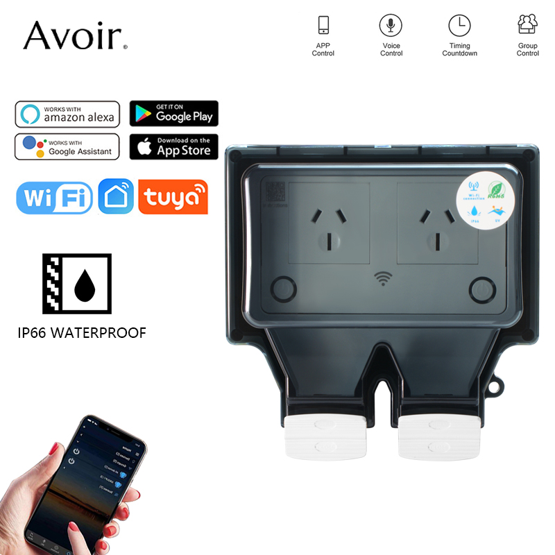 Avoir Tuya Wifi presa elettric - Outdoor Power Outlet Wifi recensione e prezzo