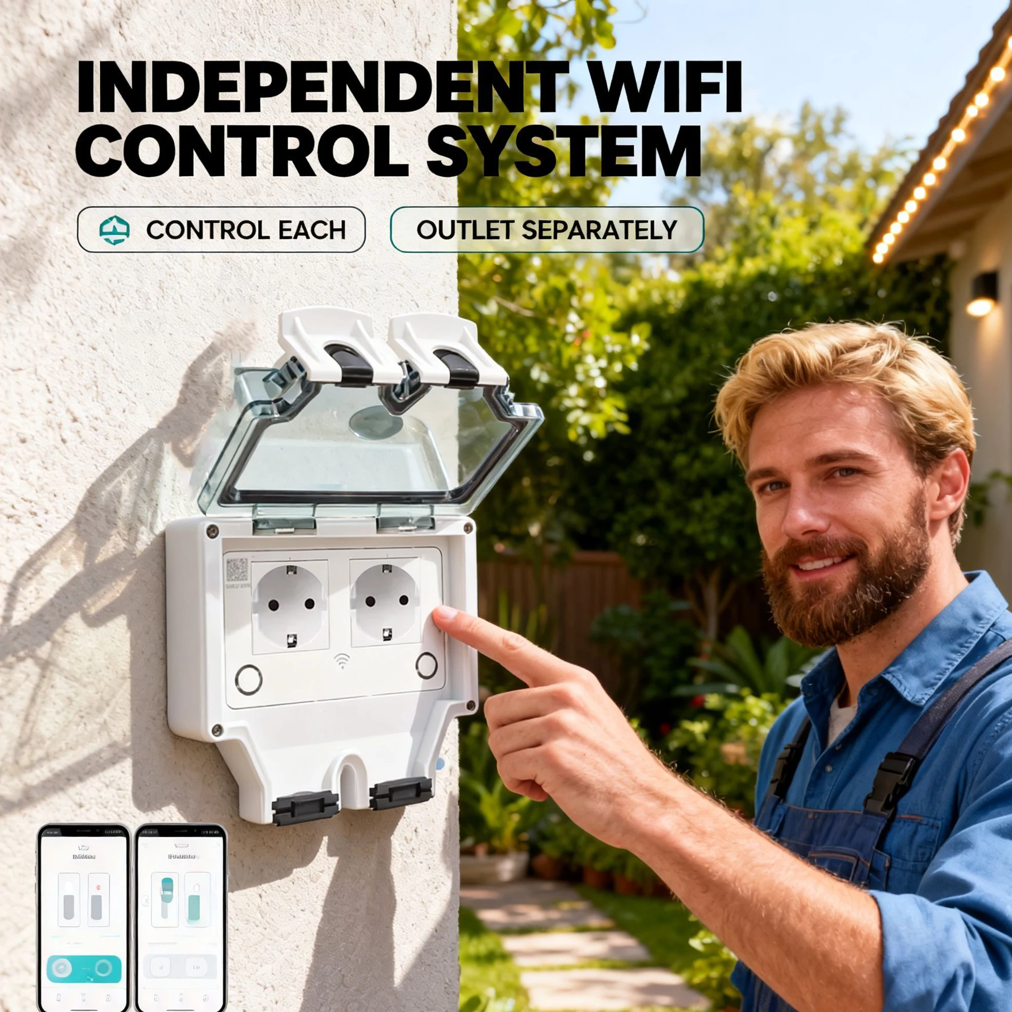 Tuya Presa elettrica a muro im - Outdoor Power Outlet Wifi recensione e prezzo