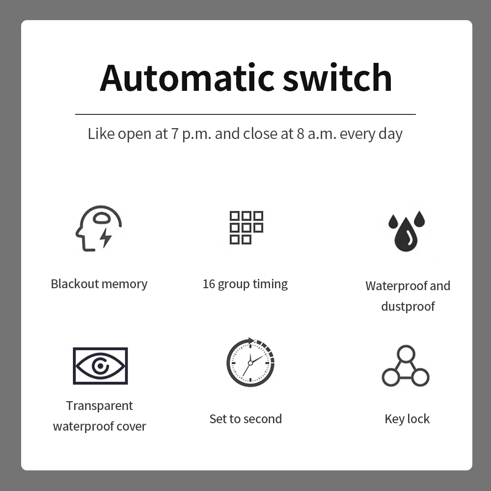 Interruttore Timer 30A ricicla - Outdoor Power Timer recensione e prezzo