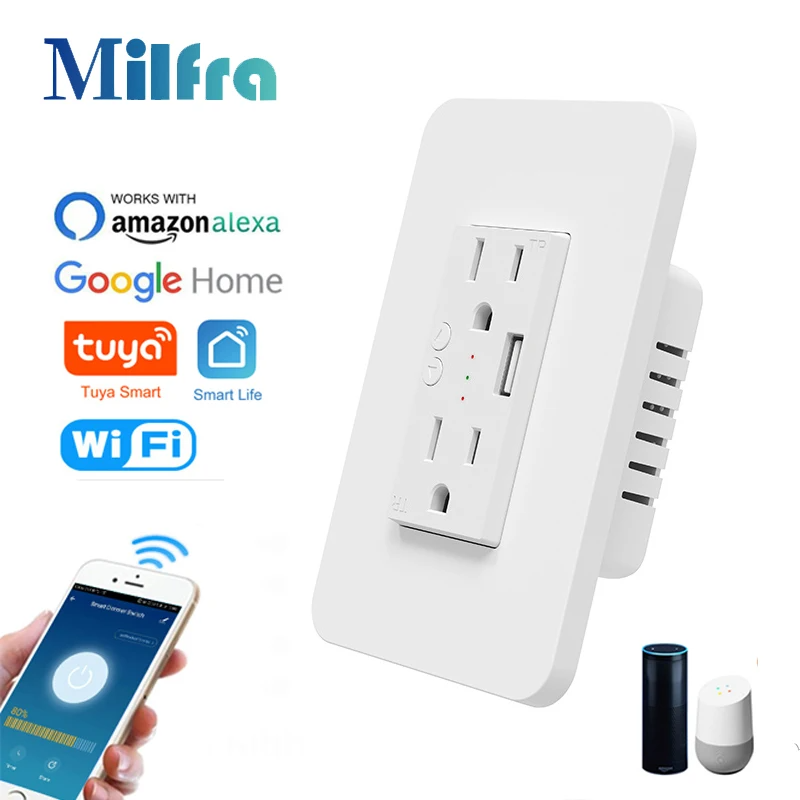 Milfra Wifi Smart Socket doppi - Outdoor Power Outlet Wifi recensione e prezzo